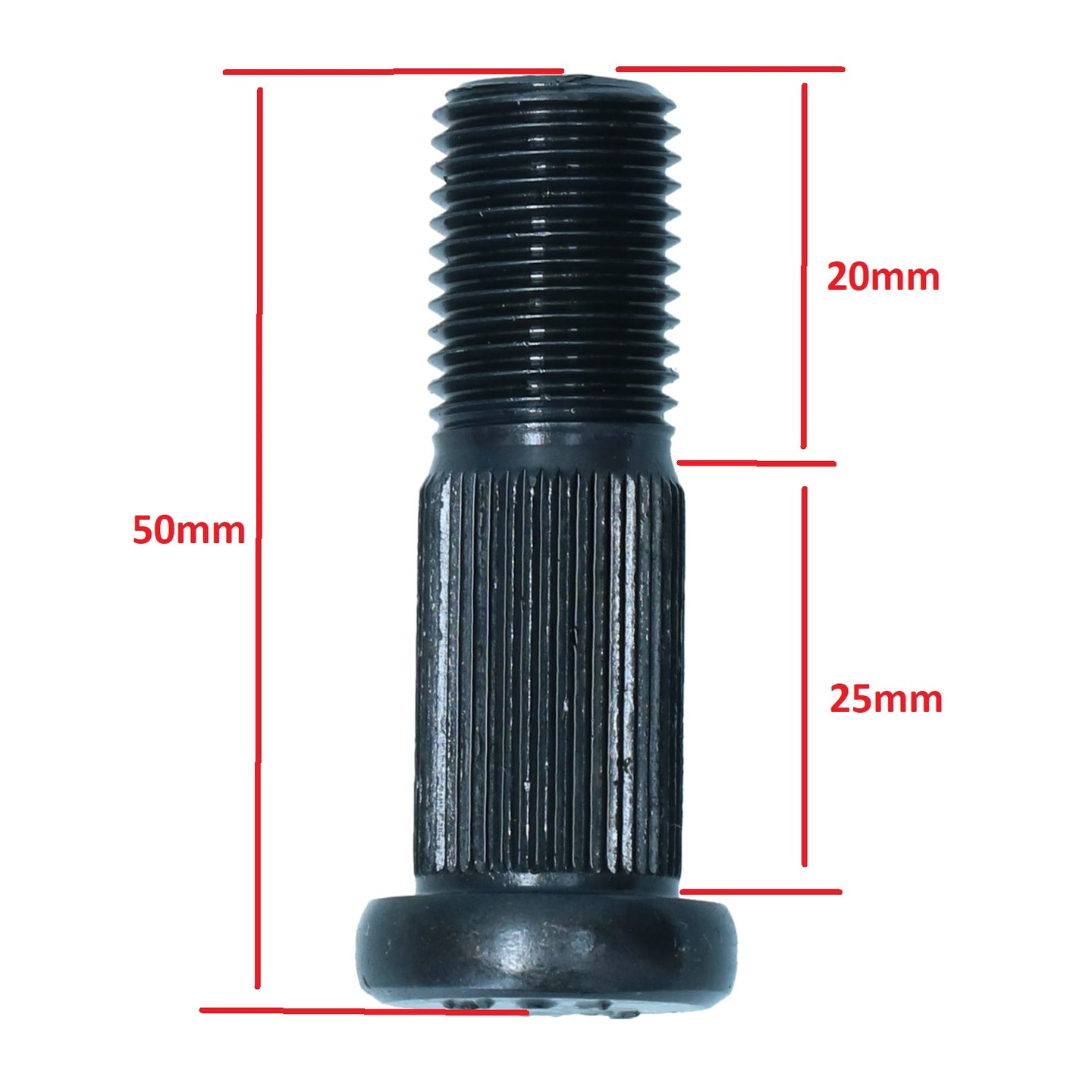 Wheel stud front, M14 x 50mm