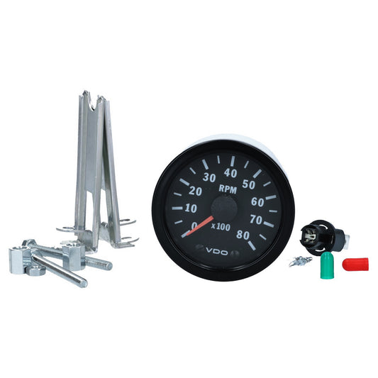 Revolution counter VDO &quot;VISION&quot; 8000RPM (52 mm)