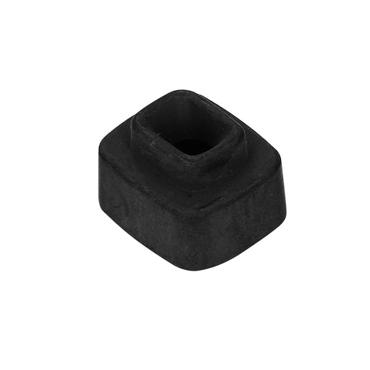 Rubber windschield frameholder on front hood