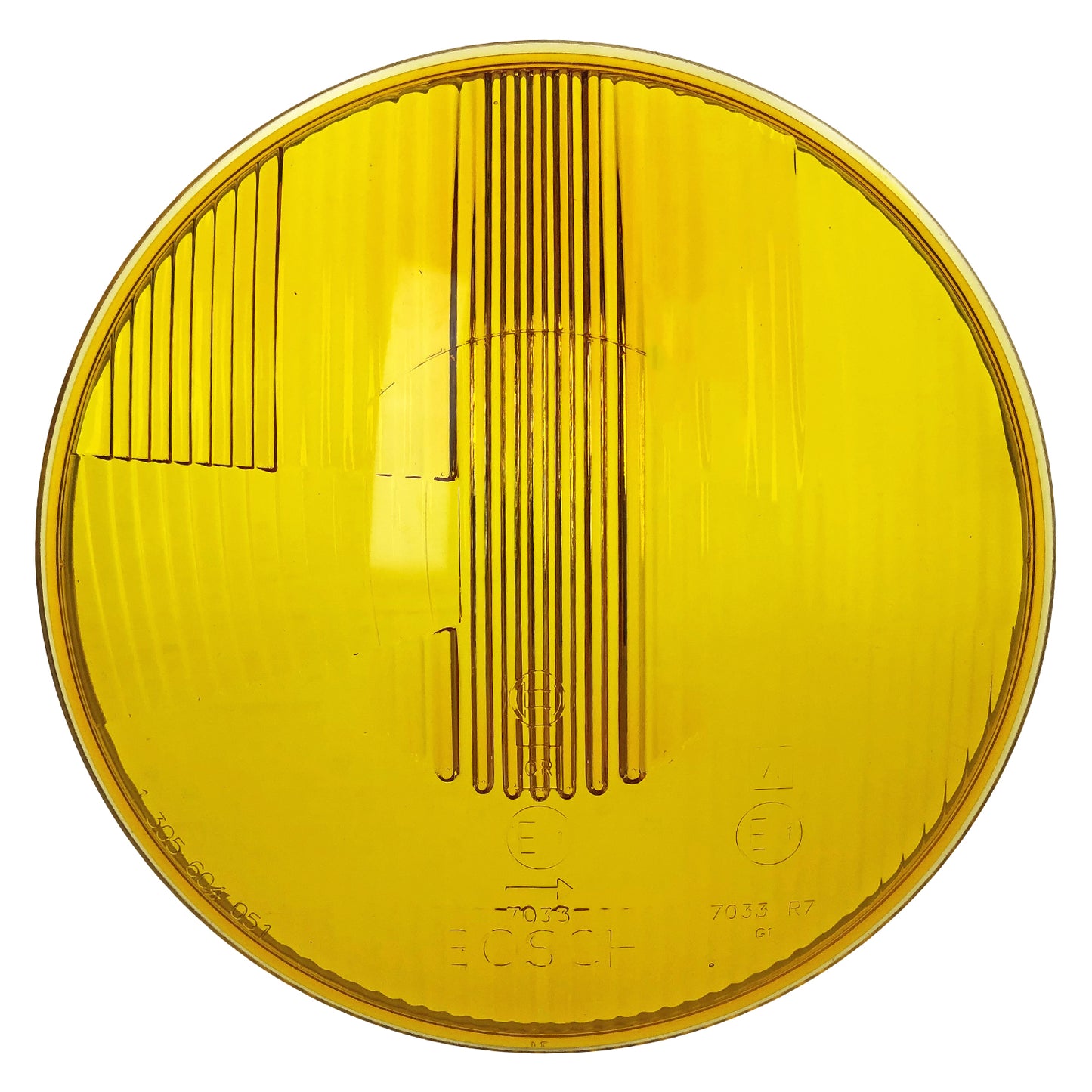 Headlight lens BOSCH Bilux (P45t) Yellow - RHD