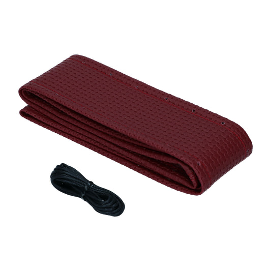 Steering wheel cover vinyl (45cm/17,5&quot;), dark red