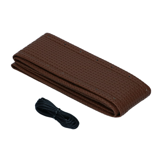 Steering wheel cover vinyl (45cm/17,5&quot;), brown