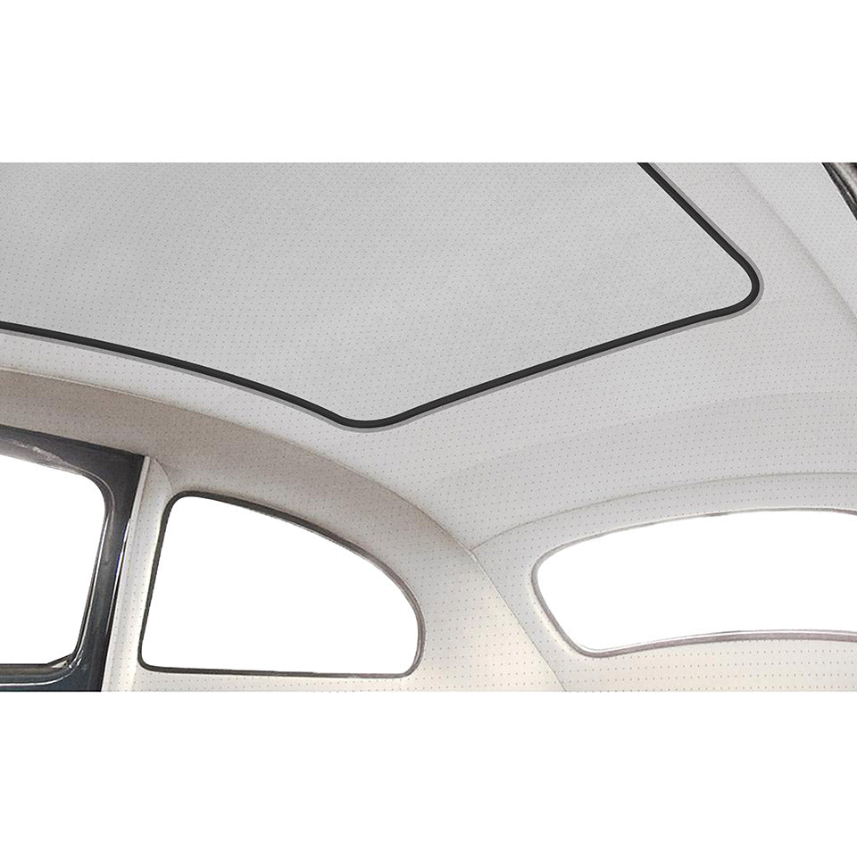 Headlining, perforated vinyl, for sliding roof