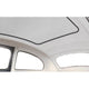 Headlining, perforated vinyl, for sliding roof
