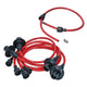 Ignition wire set Type1 copper - red, 60cm distributor cable