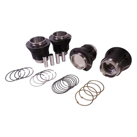 Barrel & Piston Kit, Cast, 83mm x 69mm, 1500cc : Beetle (1967-1970), T2 Split Bus (1964-1967), Type 3 (1964-1970)