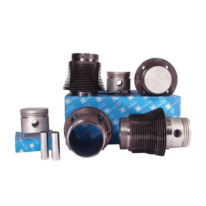 Barrel & Piston Kit, Cast, 85.5mm x 69mm,1600cc : Beetle (1970-1979), T2 Bay (1969-1979), Karmann Ghia (1971-1974)