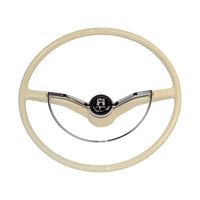 Flat 4 Steering Wheel, Ivory Coloured: Beetle (1974-1979), Beetle Cabrio (1974-1979)