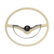 Flat 4 Steering Wheel, Ivory Coloured: Beetle (1974-1979), Beetle Cabrio (1974-1979)