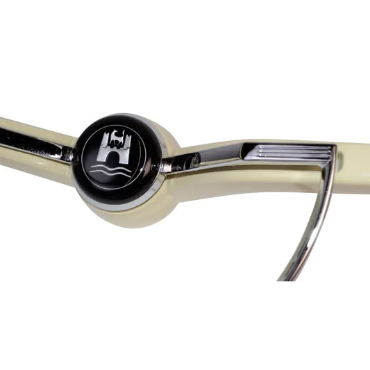 Flat 4 Steering Wheel, Ivory Coloured: Beetle (1974-1979), Beetle Cabrio (1974-1979)