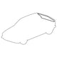 Tailgate Seal: Golf Mk1 (1975-1983), Golf Mk2 (1984-1992), Polo Mk1/2 (1982-1994)
