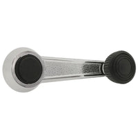 Window Winder Handle Chrome With Black Knobs: Beetle (1973-1979), T2 Bay (1973-1979), T25 (1980-1992)