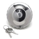 Fuel Filler Cap Stainless Steel Locking: Beetle (1961-1967), T2 Bay (1968-1971), 914 (1970-1973)