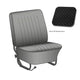 Complete Seat Cover Set for Low Back in Black Basket Weave: Beetle (1968-1972)