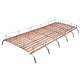 Roof rack 6 bows, Stainless steel