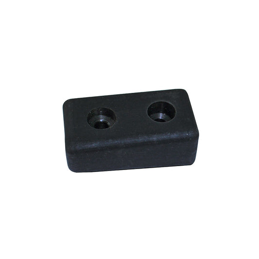 Rubber between rear hoop and drop gate