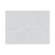 Sticker shift pattern clear with white print