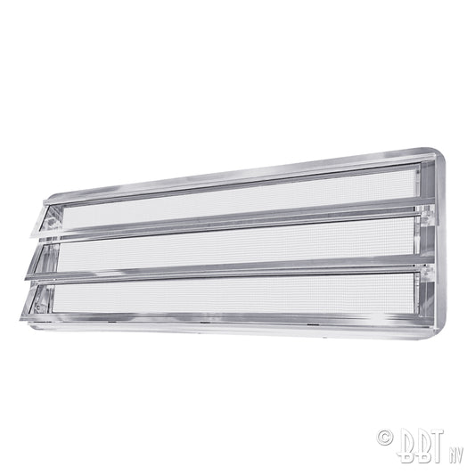 Westfalia louvre window complete, knob right