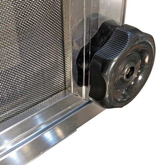 Westfalia louvre window complete, knob right Baywindow Bus 08/67-07/79