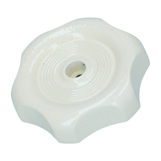 Westfalia louvre window knob (Ivory), Metal