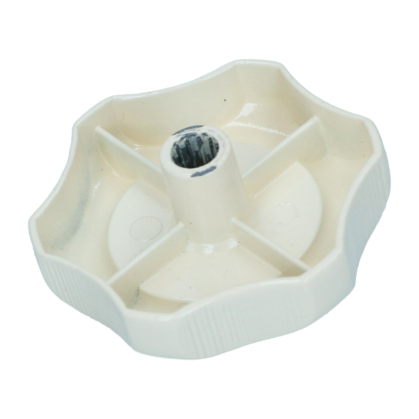 Westfalia louvre window knob (Ivory), Metal