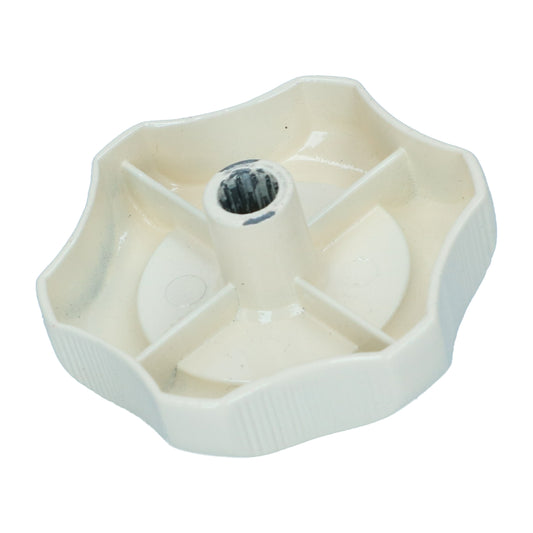 Westfalia louvre window knob (Ivory), Metal split Bus 08/67-07/79