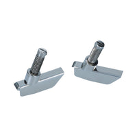 Vent wing hinge convertible, complete with screw, as pair