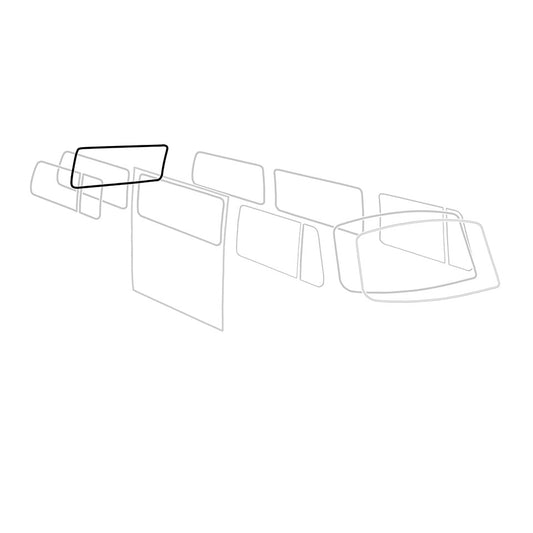 Rear window seal 'Deluxe' (plastic trim) TQ