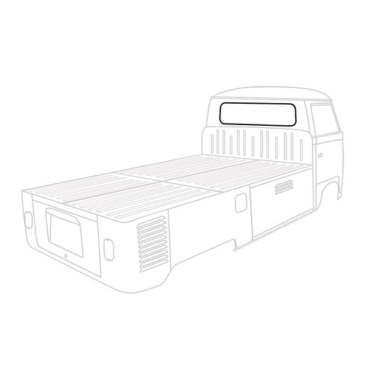 Rear window rubber, Pick up, each