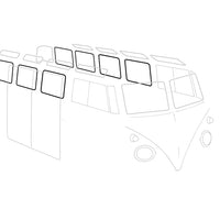 Side window seal, fixed