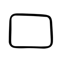 Side window seal, fixed