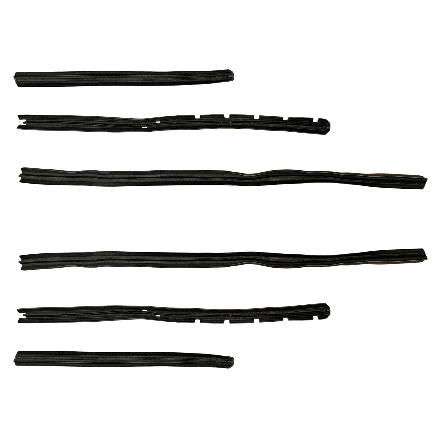 Felt channel set, 6 pieces/ 2 doors