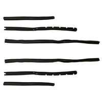 Felt channel set, 6 pieces/ 2 doors