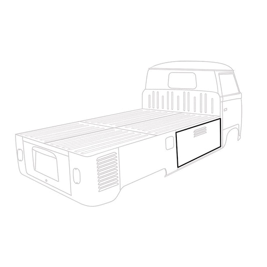 Side storage door rubber Pick Up left or right, Complete for one door