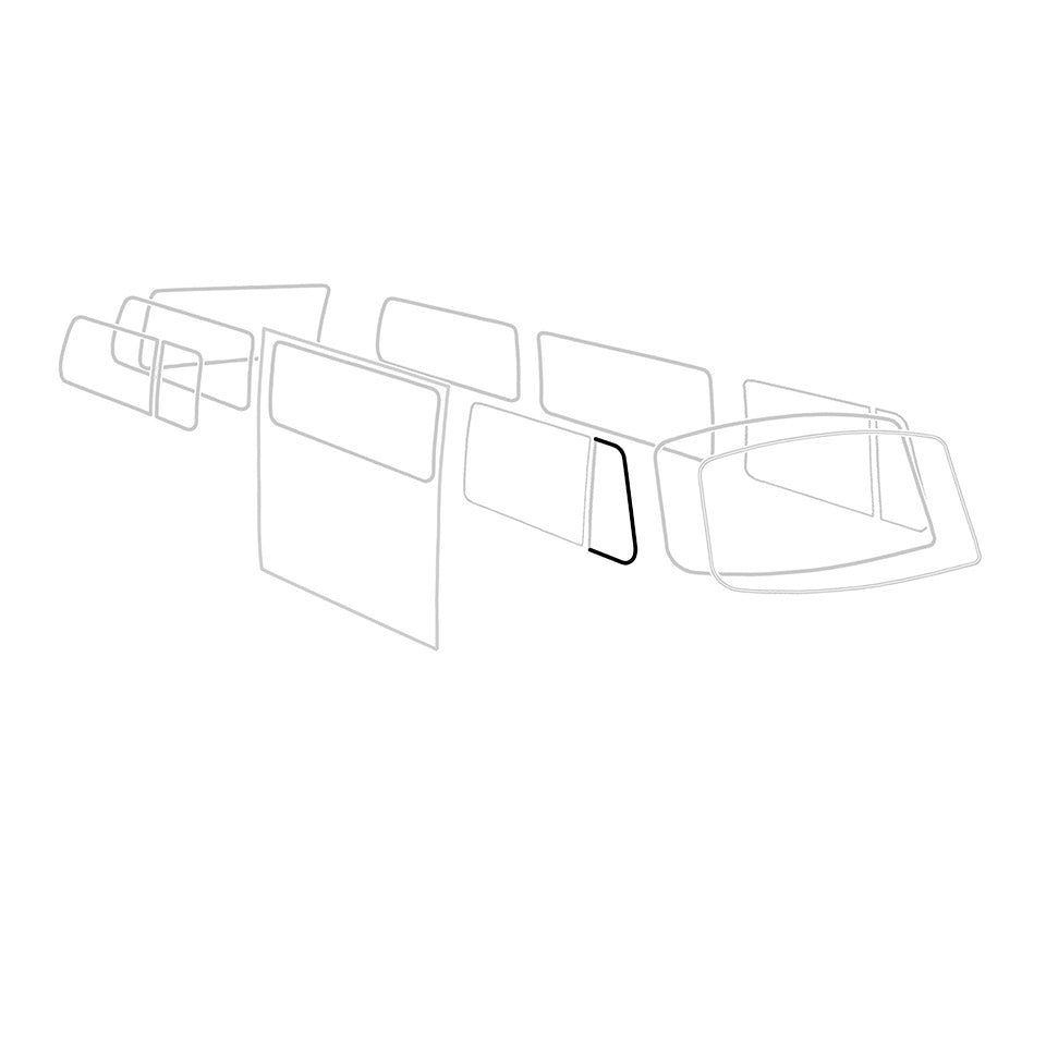 Vent wing door seal, right, each