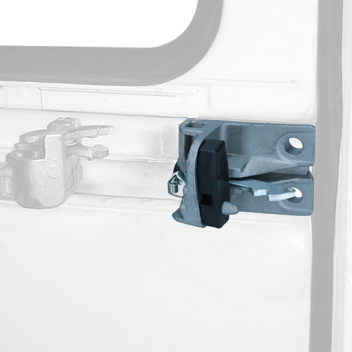 Sliding door lock mechanism rear complete (LHD)