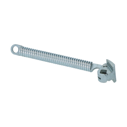 Return spring in central sliding door hinge