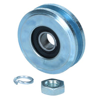 Guide bearing, central sliding door hinge