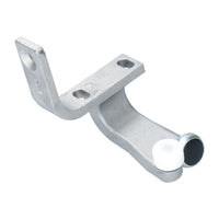 Lower bracket with roller slidingdoor