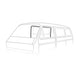 Sliding door seal, right - German Quality