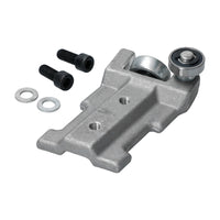 Lower bracket with roller for slidingdoor