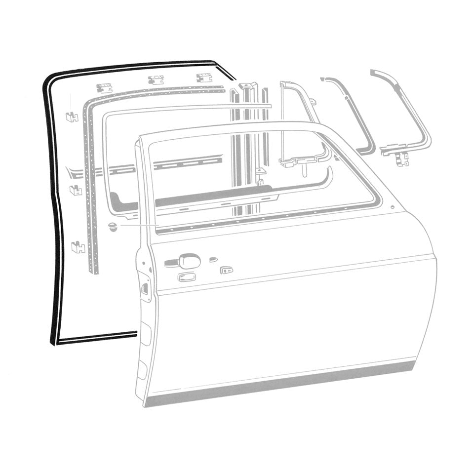 Doorseal right - Type 3  German