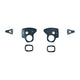 Seal set for door handle + lock, Left ,  right Karmann Ghia Type 34