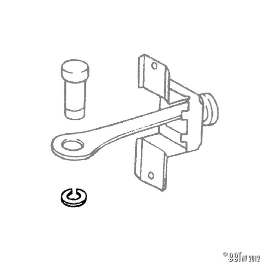 Circlip for Door Check Strap: Beetle (1956-1979), Karmann Ghia (1960-1974), Beetle Cabrio (1956-1979)
