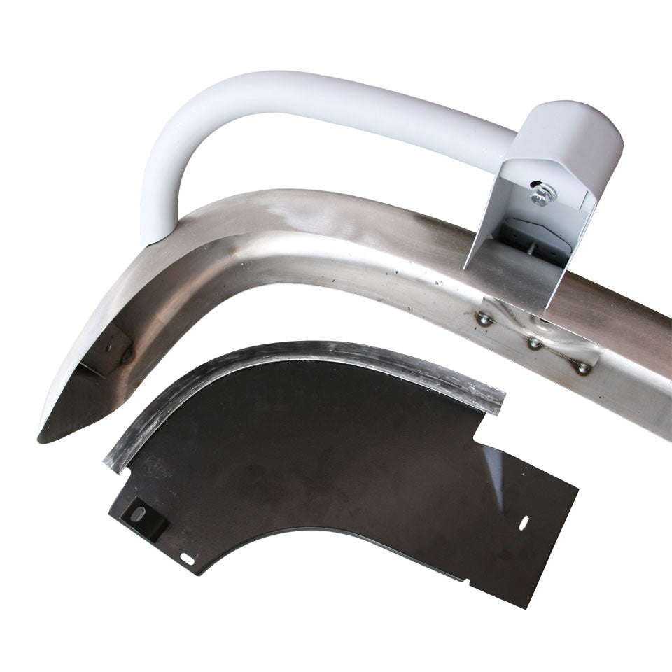Splashpan seals rear, as pair