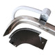 Splashpan seals rear, as pair