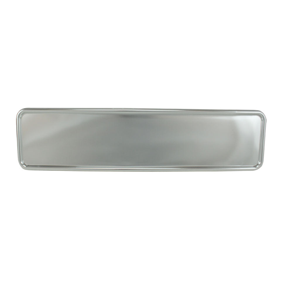 License plate frame for plate, aluminium