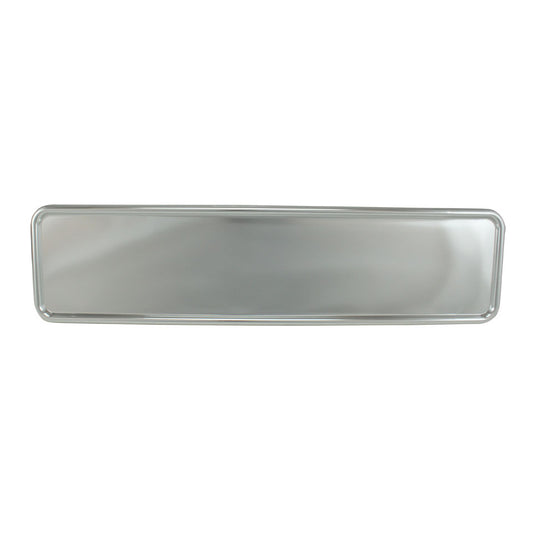 License plate frame for plate, aluminium