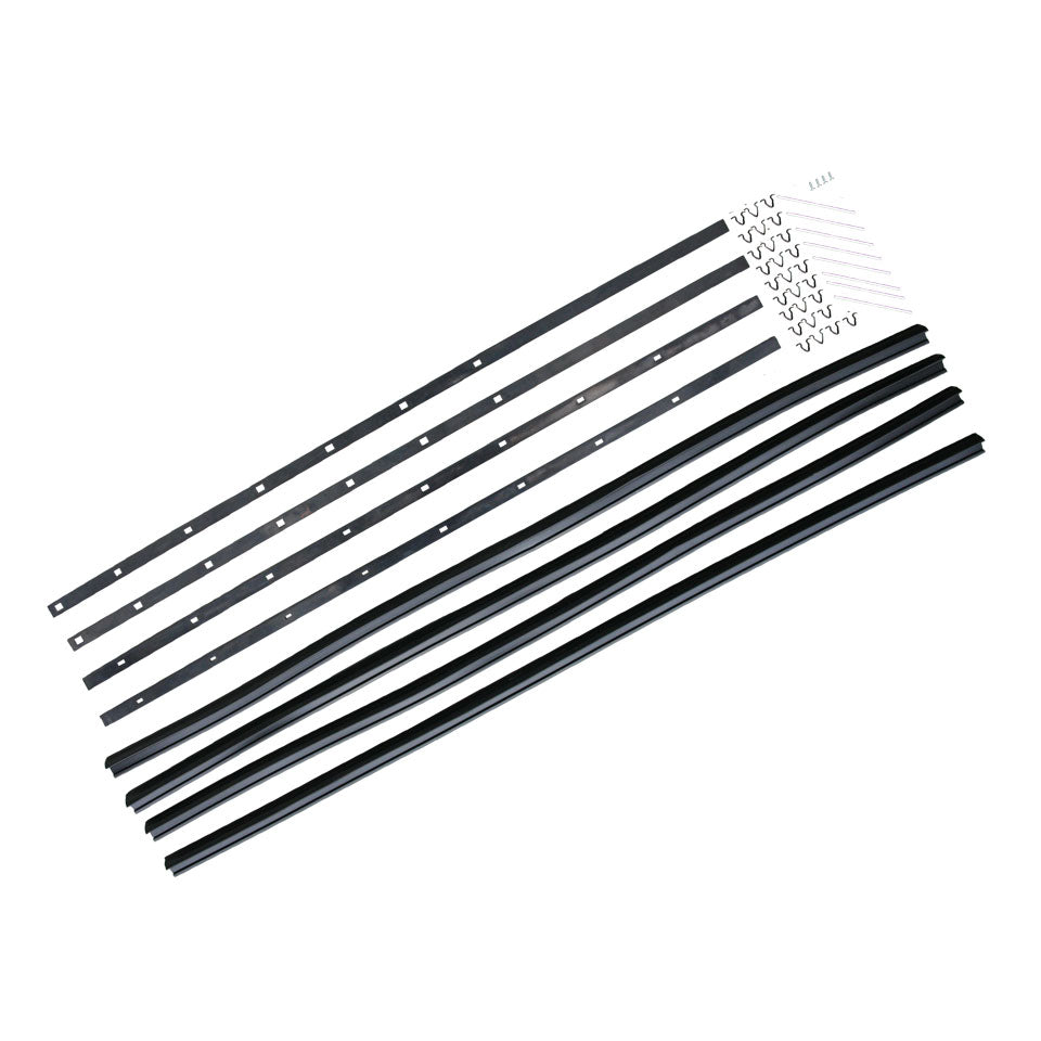 Window scraper kit 'Snap-in' for one piece windows