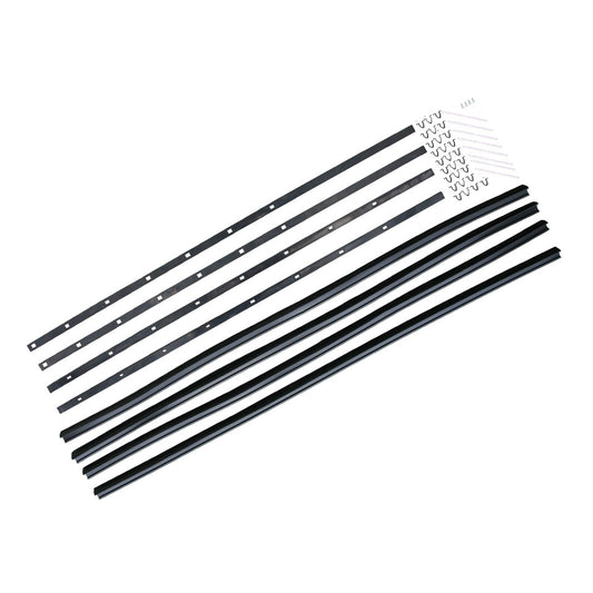 Window scraper kit 'Snap-in' for one piece windows